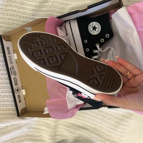 Black platform kuromi& my melody converse - Picture 6 of 6